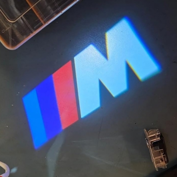 2 BMW M series car door projector lights - Picture 3 of 3